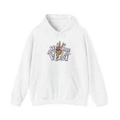 Hoodie — 'We Need Peace' Floral Peace Sign Graphic Hoodie