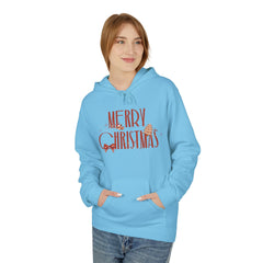 Merry Christmas Hoodie — Festive Red Script Holiday Pullover