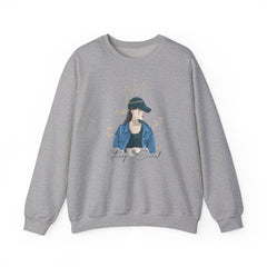 Stay Cool Girl Sweatshirt — Casual Graphic Crewneck for Teens & Young Women