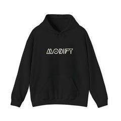Modify Logo Hoodie — Minimalist Retro Geometric Pullover