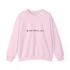 Minimalist Crewneck Sweatshirt — Simple 'MINIMALIST' Graphic Pullover