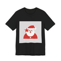 Minimal Santa Graphic Tee | Modern Santa Graphic, Geometric Santa