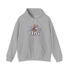 Hoodie — 'We Need Peace' Floral Peace Sign Graphic Hoodie