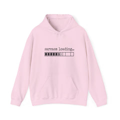 Sarcasm Loading Hoodie — Funny Graphic Pullover for Sarcastic Adults