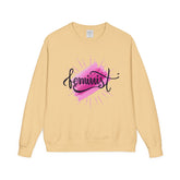 Feminist Watercolor Crewneck Sweatshirt