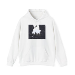 Forest Silhouette Hoodie — 'Come Follow Me' Outdoor Adventure Sweatshirt