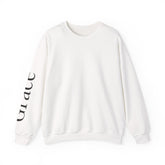 Typographic Sleeve Crewneck Sweatshirt