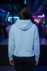 Unisex Baby Blue Charming Illustrated Christmas Hoodie