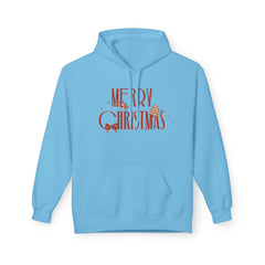 Merry Christmas Hoodie — Festive Red Script Holiday Pullover