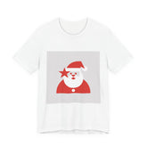 Minimal Santa Graphic Tee | Modern Santa Graphic, Geometric Santa