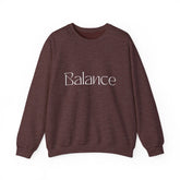 Balance Crewneck Sweatshirt β Minimal Wellness Graphic Sweatshirt