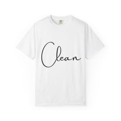 Clean Script T-Shirt — Minimalist Handwritten Graphic Tee