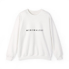 Minimalist Crewneck Sweatshirt — Simple 'MINIMALIST' Graphic Pullover