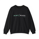 Mint Made Crewneck Sweatshirt — Minimal Logo Cozy Pullover