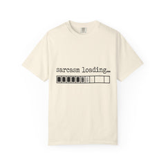 Sarcasm Loading T-Shirt — Funny Graphic Tee for Sarcastic Humor Lovers