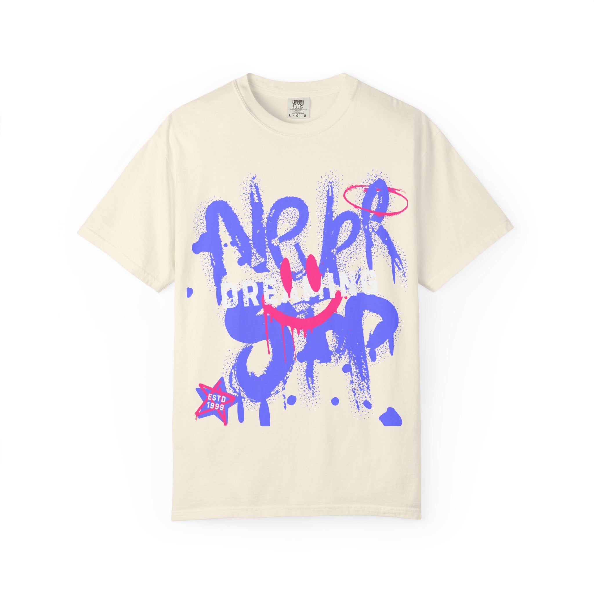 Graffiti Smile T-Shirt — Urban Streetwear Graphic Tee