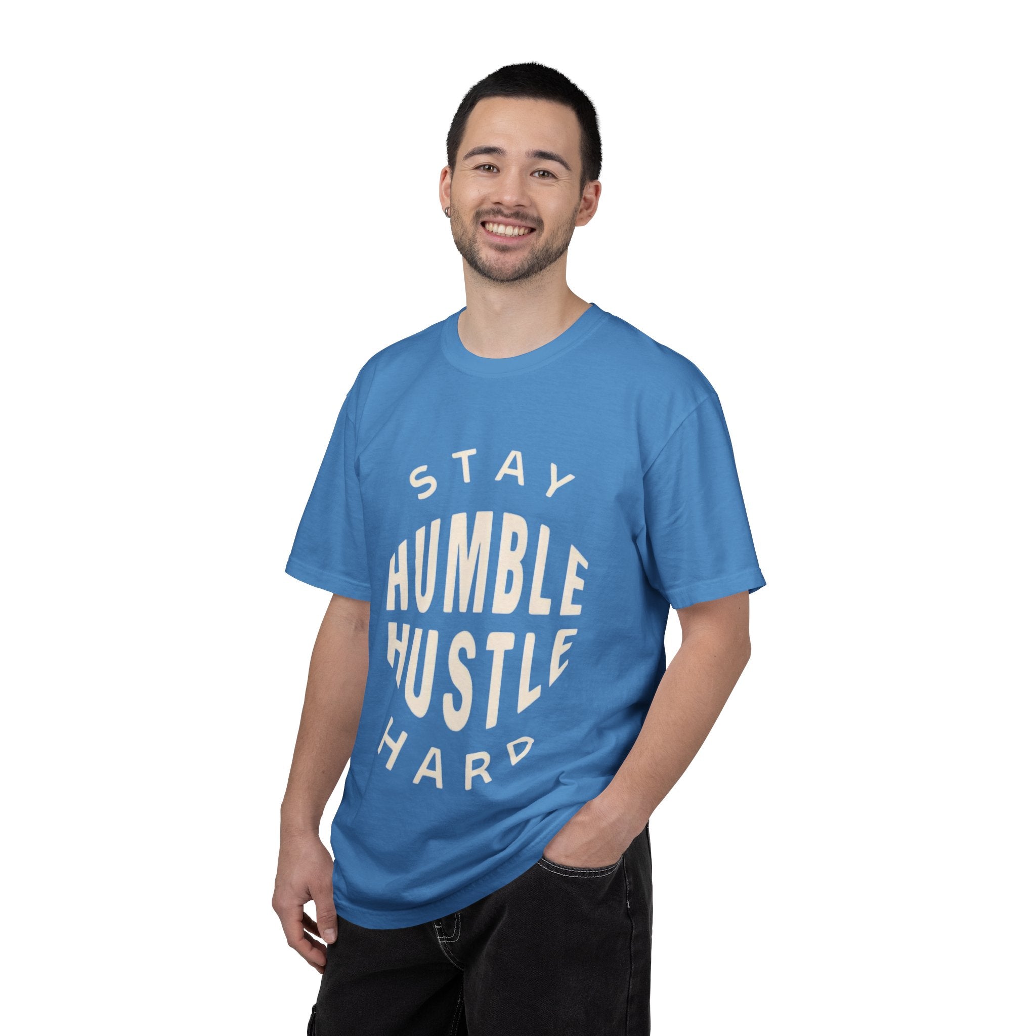 Humble Hustle T-Shirt — "Stay Humble Hustle Hard" Motivational Tee