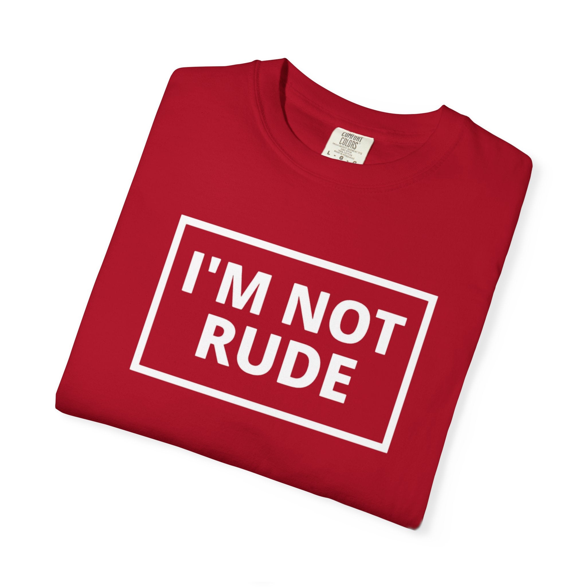 T-Shirt — "I'm Not Rude, I Have Social Anxiety" Graphic Tee