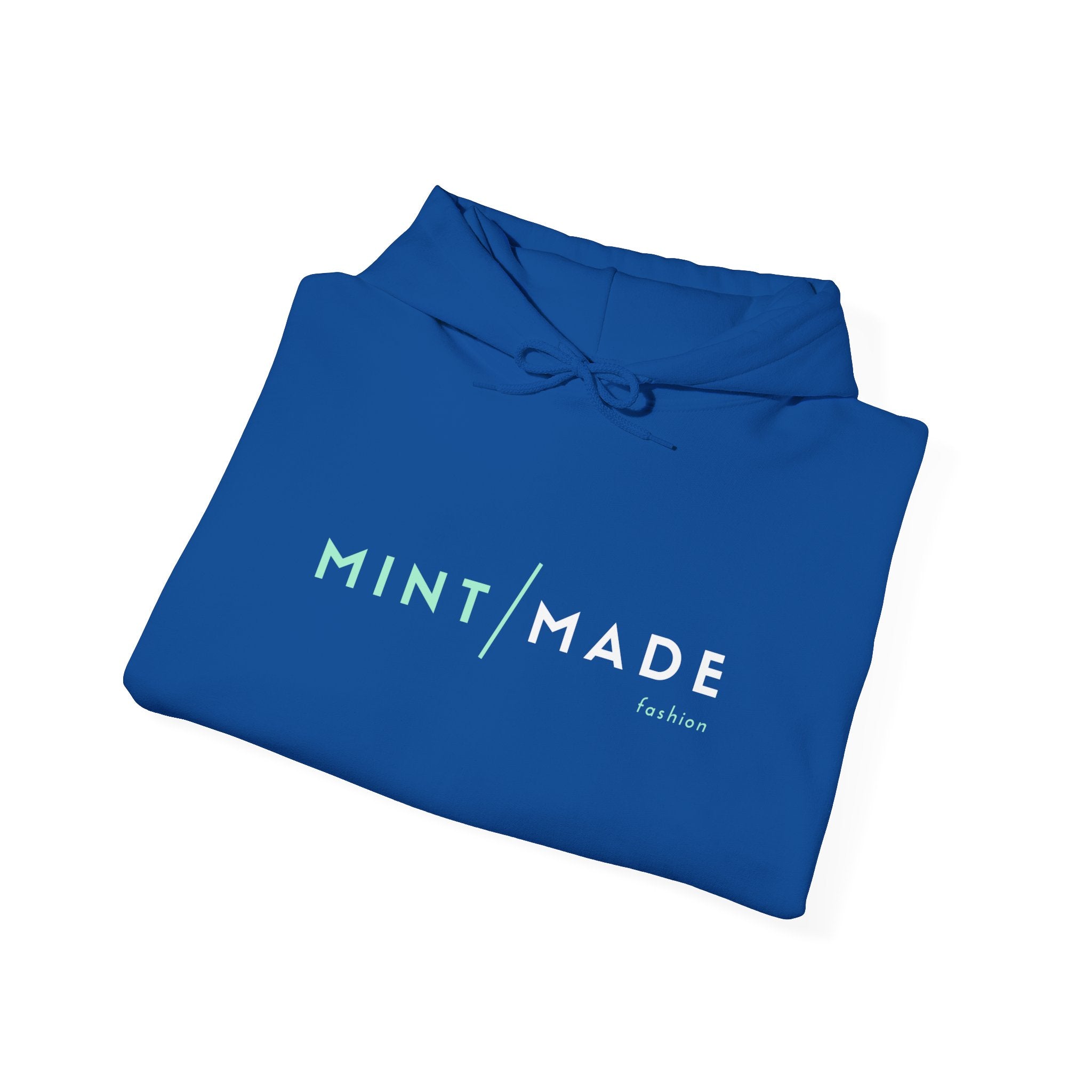 Mint Made Hoodie — Minimal Logo Pullover Sweatshirt