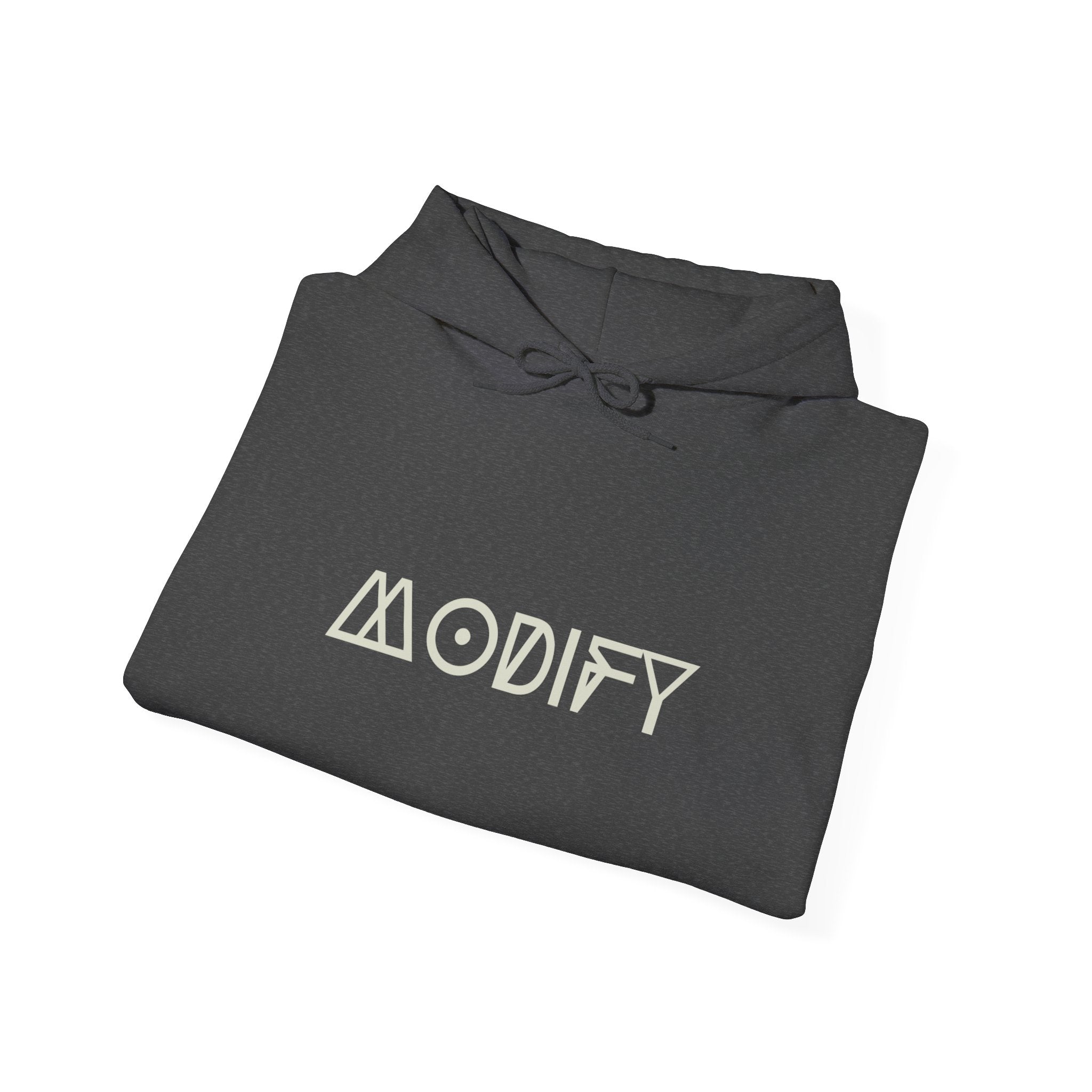 Modify Logo Hoodie — Minimalist Retro Geometric Pullover