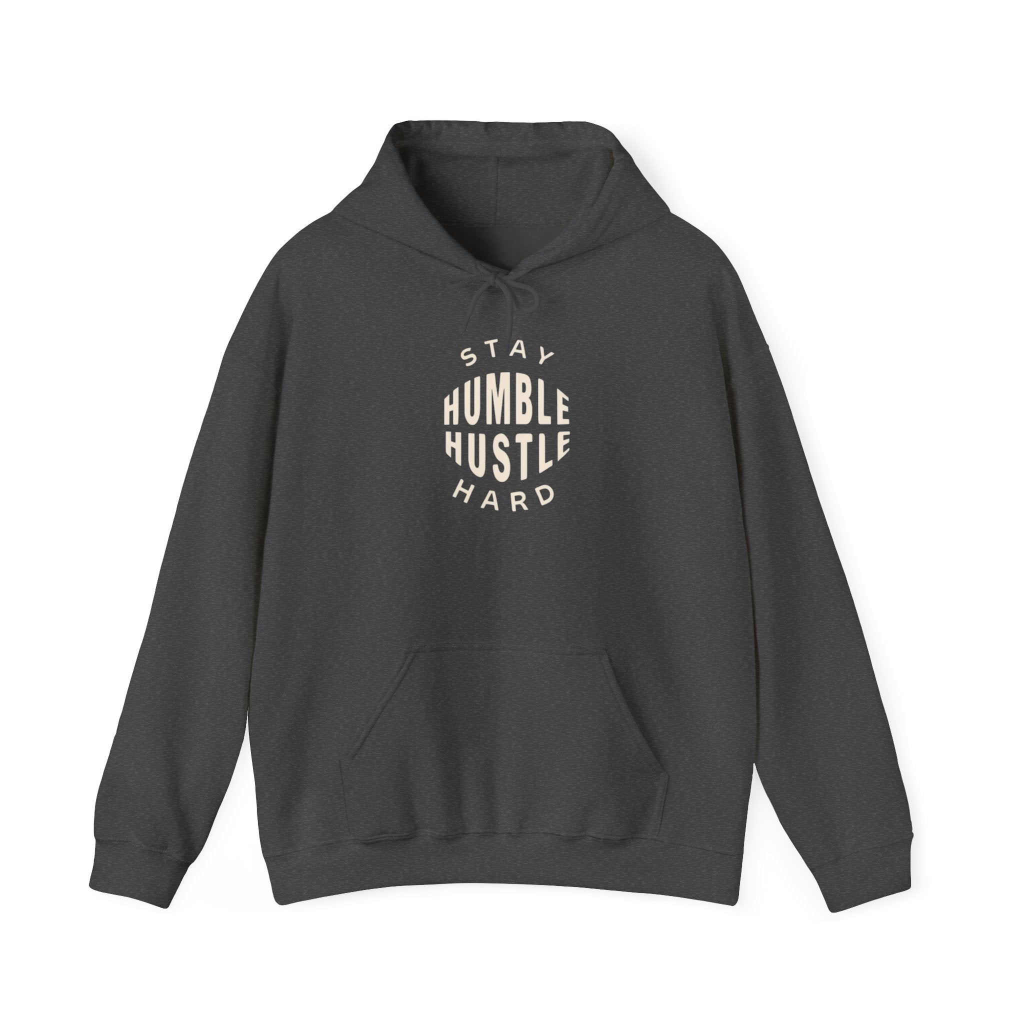 Hoodie — "Stay Humble Hustle Hard" Motivational Pullover