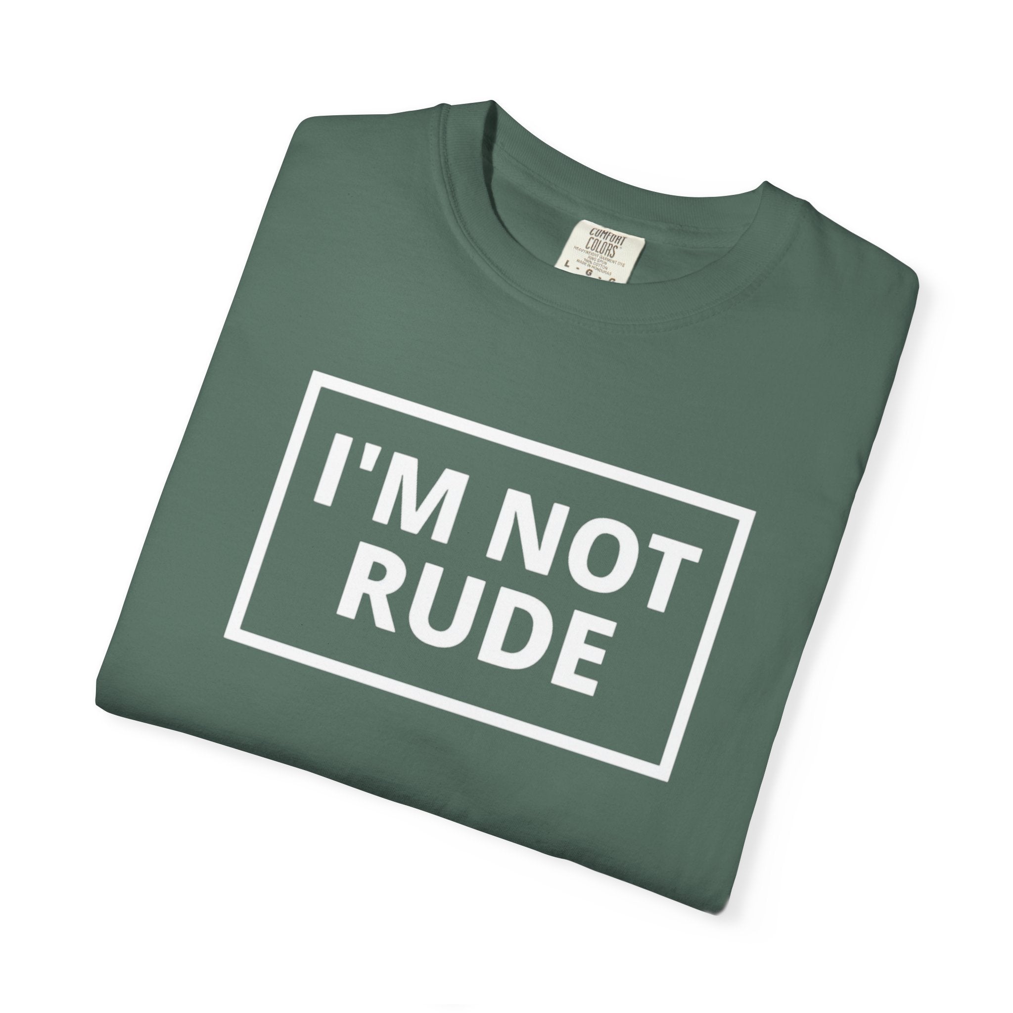 T-Shirt — "I'm Not Rude, I Have Social Anxiety" Graphic Tee