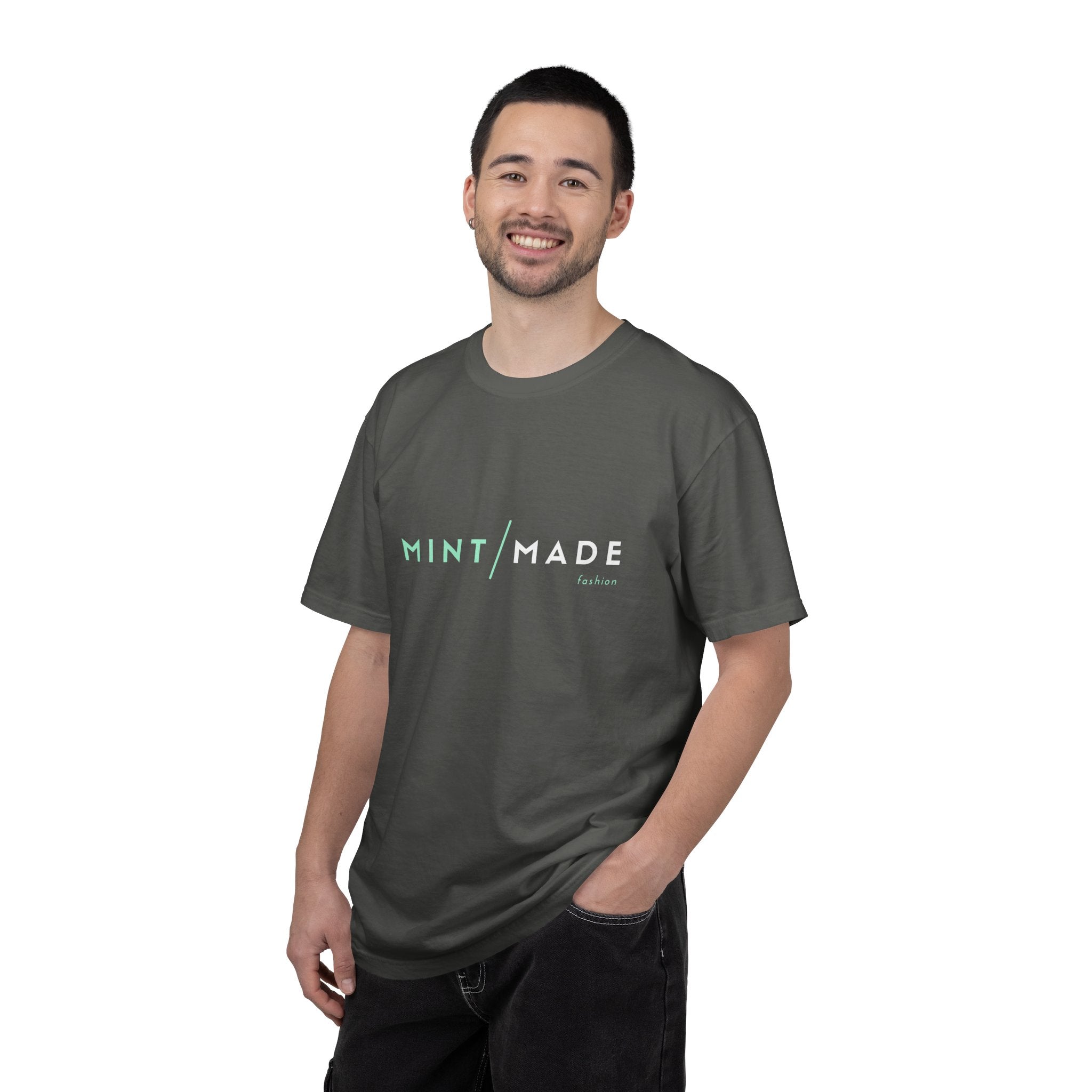 Mint Made Logo T-Shirt — Garment-Dyed Casual Tee