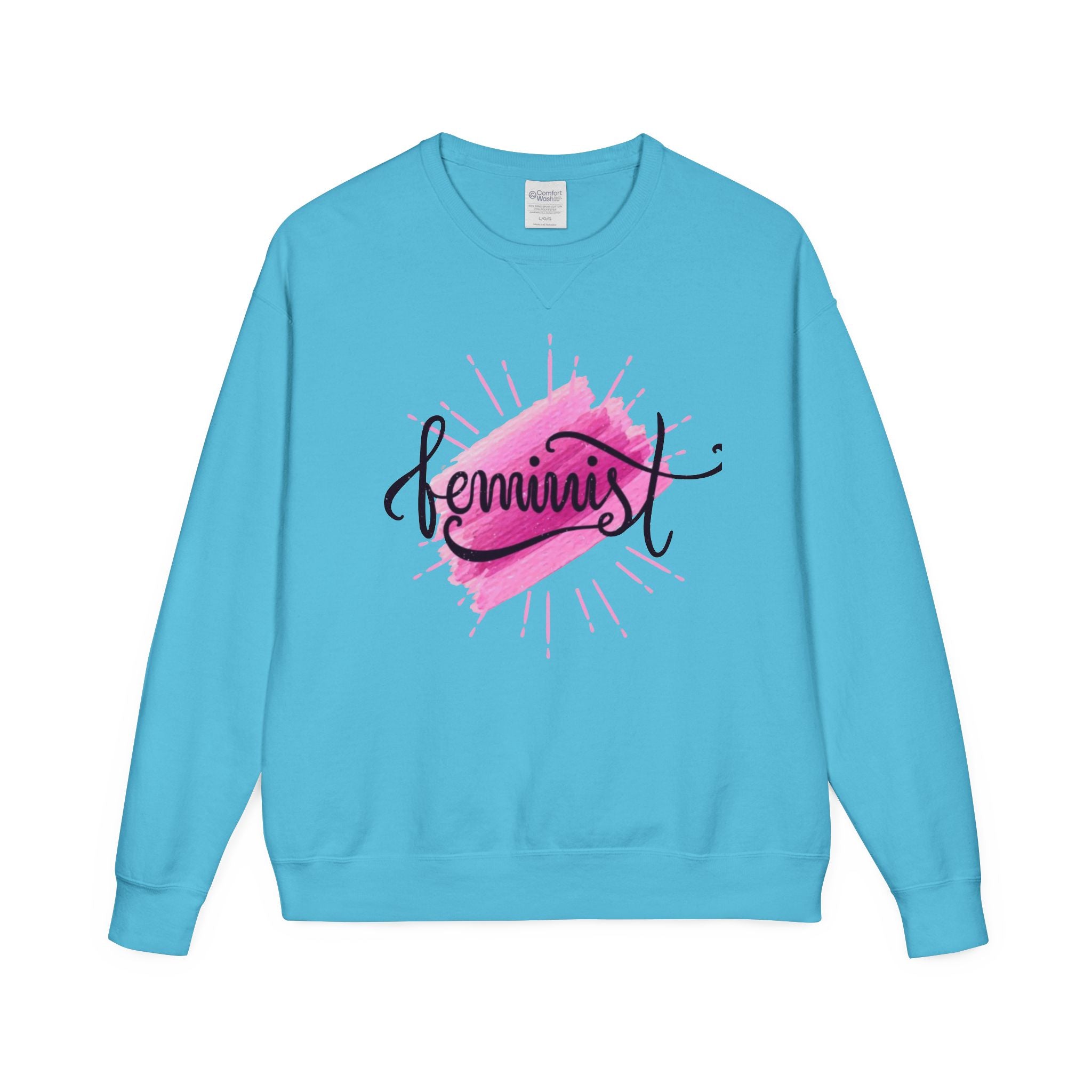 Feminist Watercolor Crewneck Sweatshirt