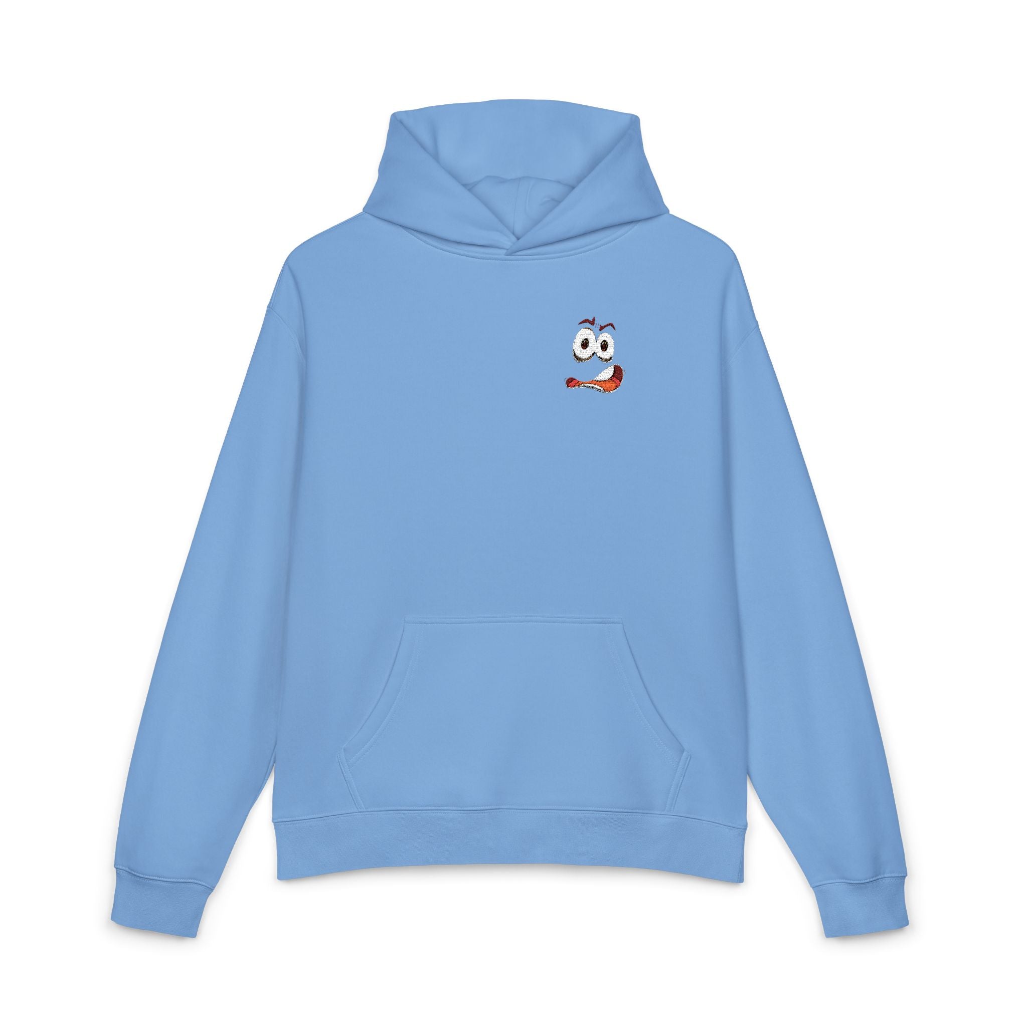 Relaxed Hoodie — Cute Cartoon Sushi Roll Pocket Logo Hoodie