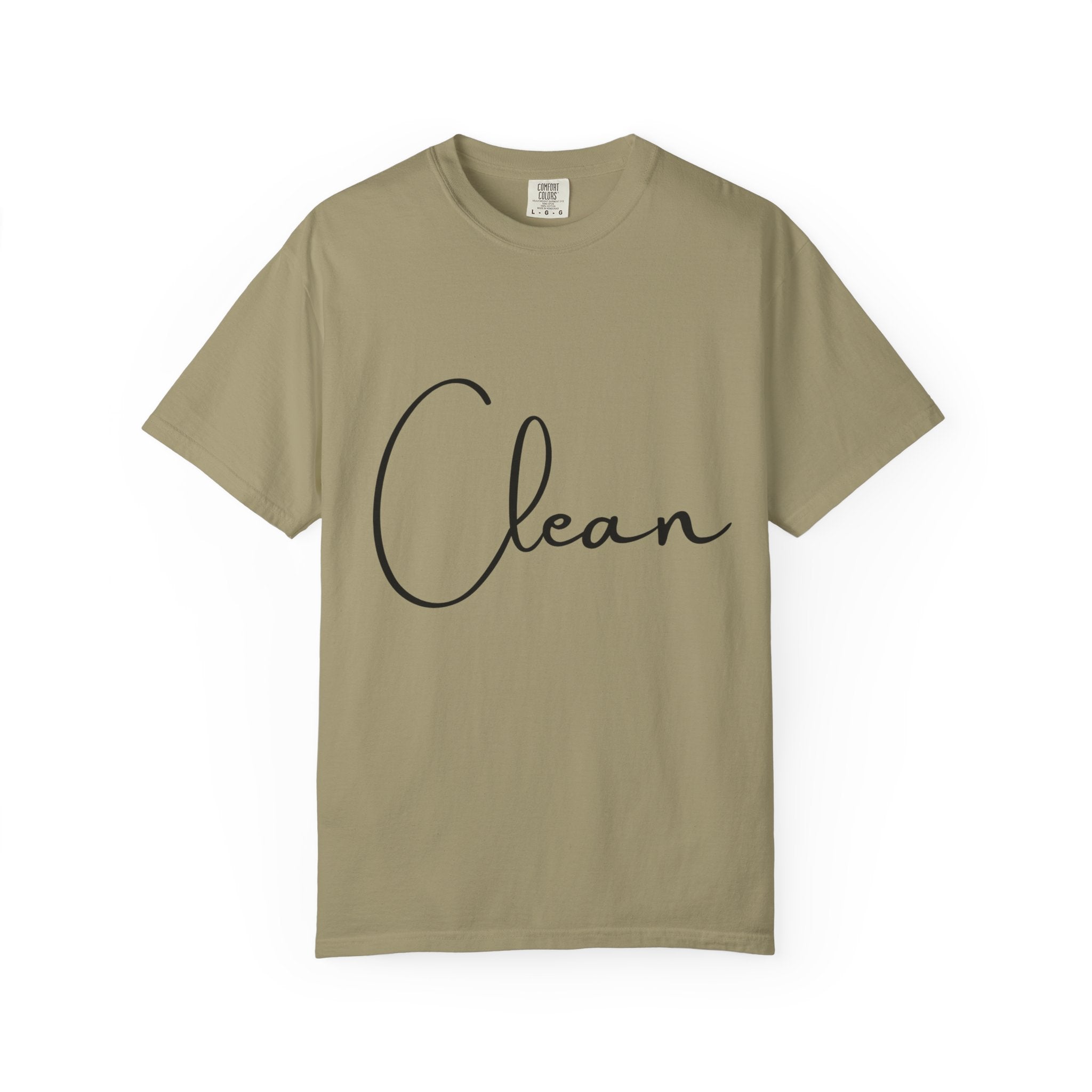 Clean Script T-Shirt — Minimalist Handwritten Graphic Tee