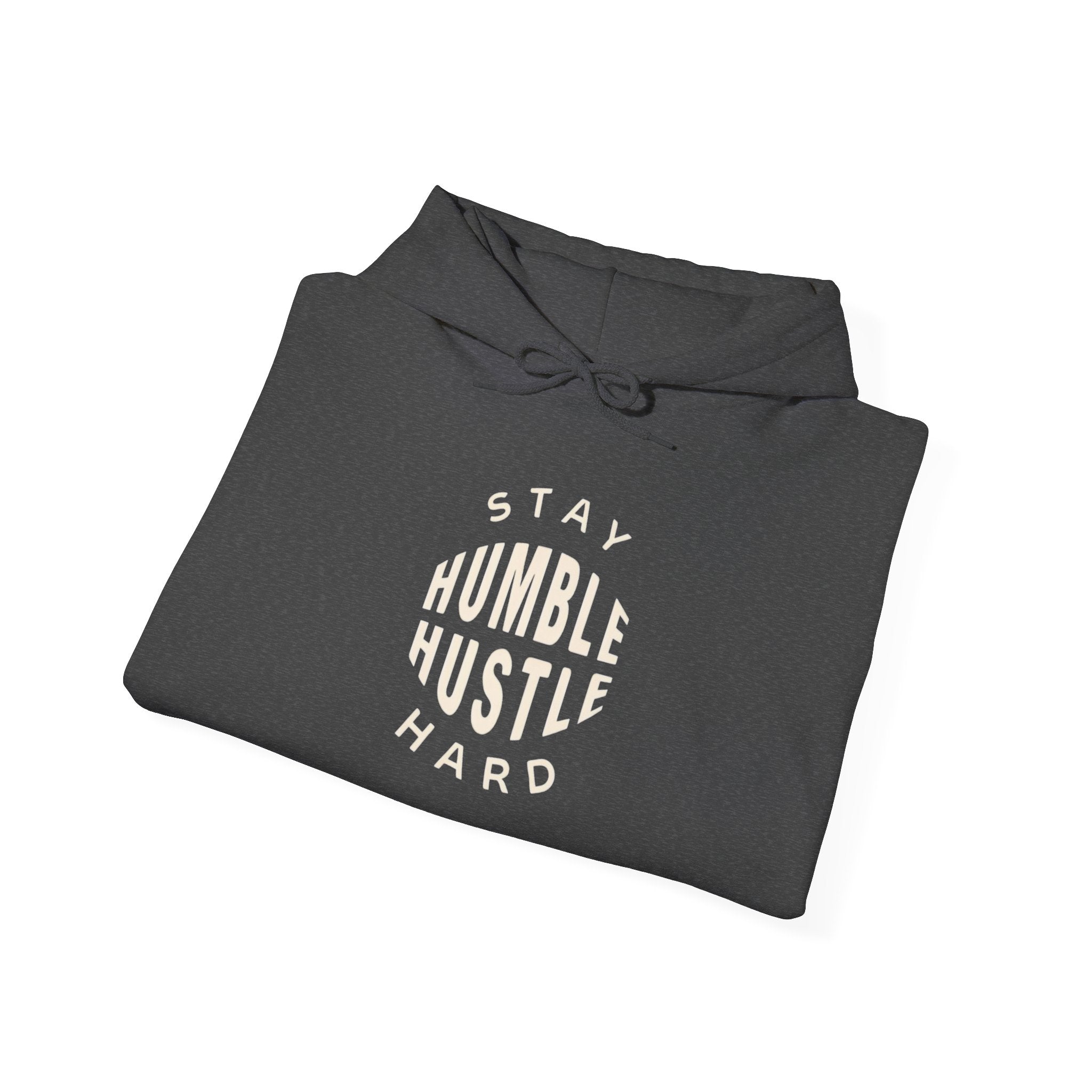 Hoodie — "Stay Humble Hustle Hard" Motivational Pullover