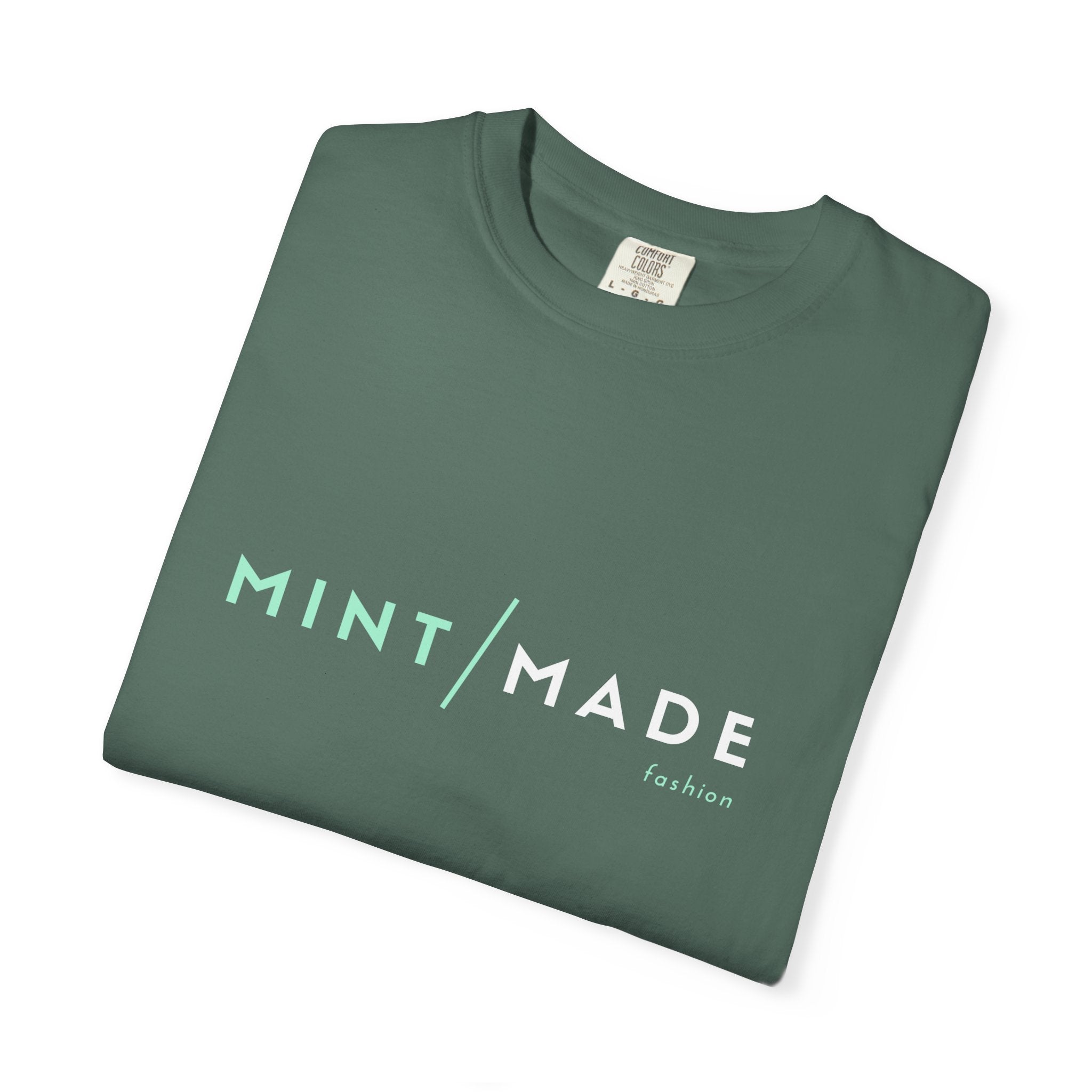 Mint Made Logo T-Shirt — Garment-Dyed Casual Tee