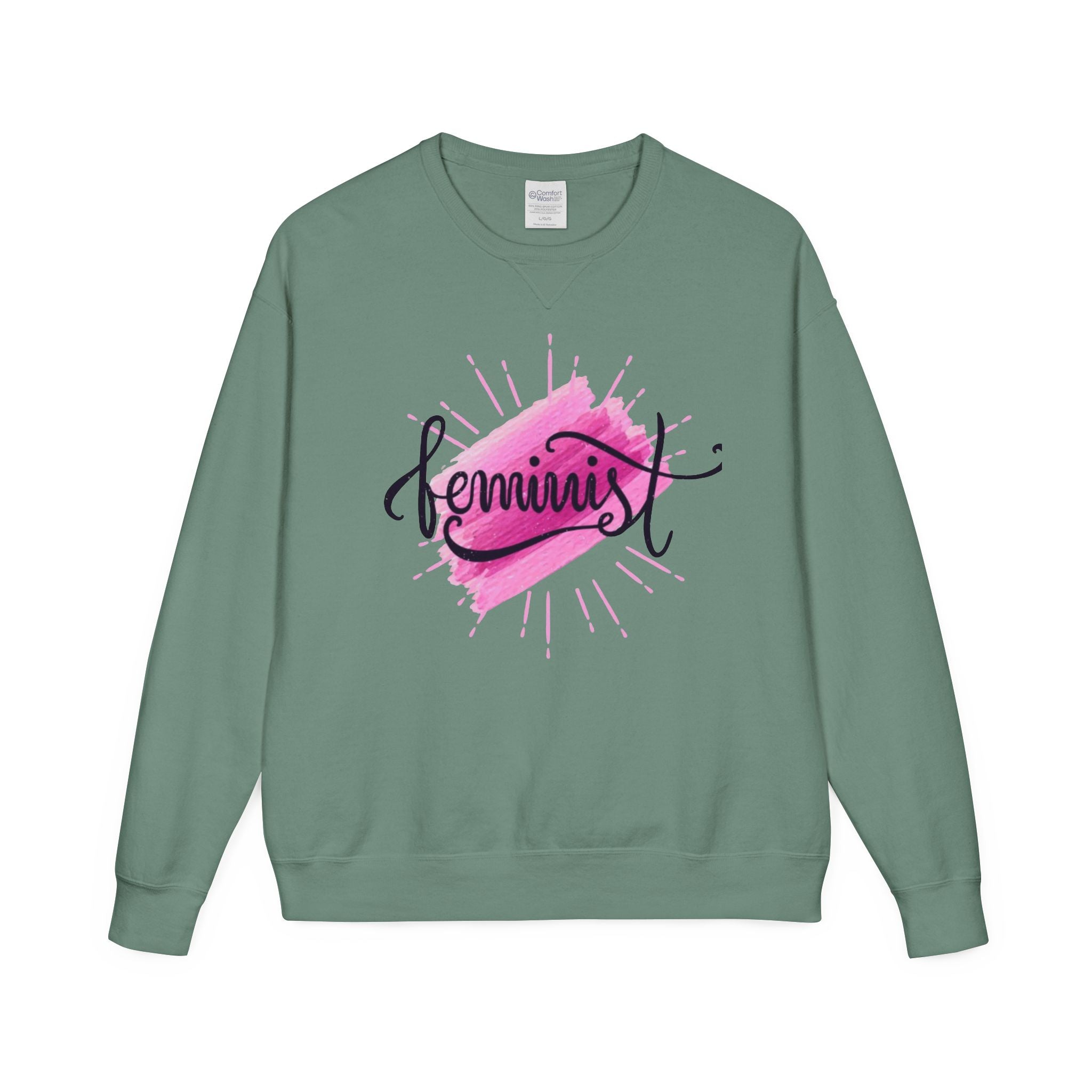 Feminist Watercolor Crewneck Sweatshirt