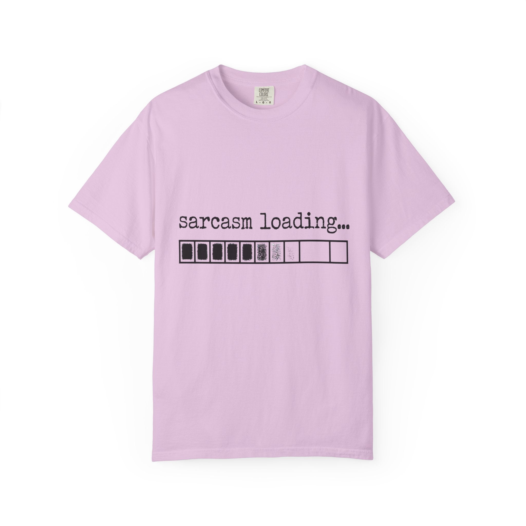 Sarcasm Loading T-Shirt — Funny Graphic Tee for Sarcastic Humor Lovers