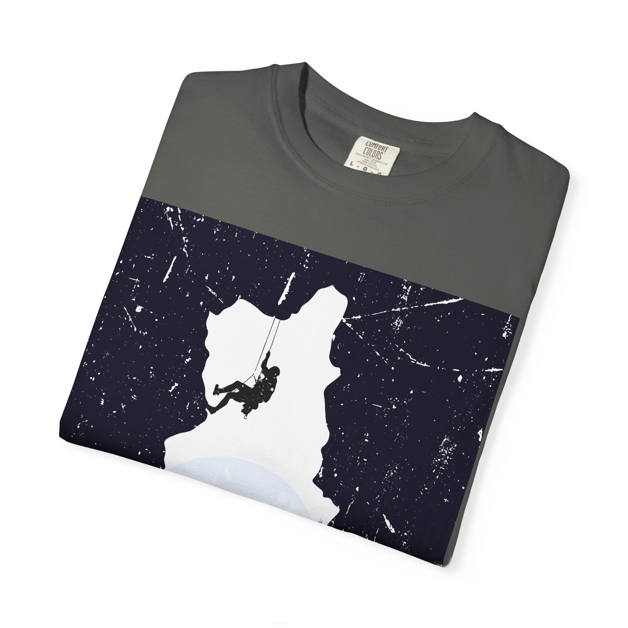 Climber Silhouette T-Shirt — And Still I Rise Mountain Adventure Tee