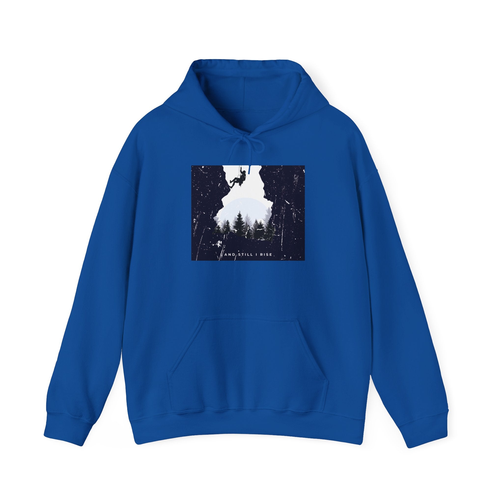 Forest Silhouette Hoodie — 'Come Follow Me' Outdoor Adventure Sweatshirt