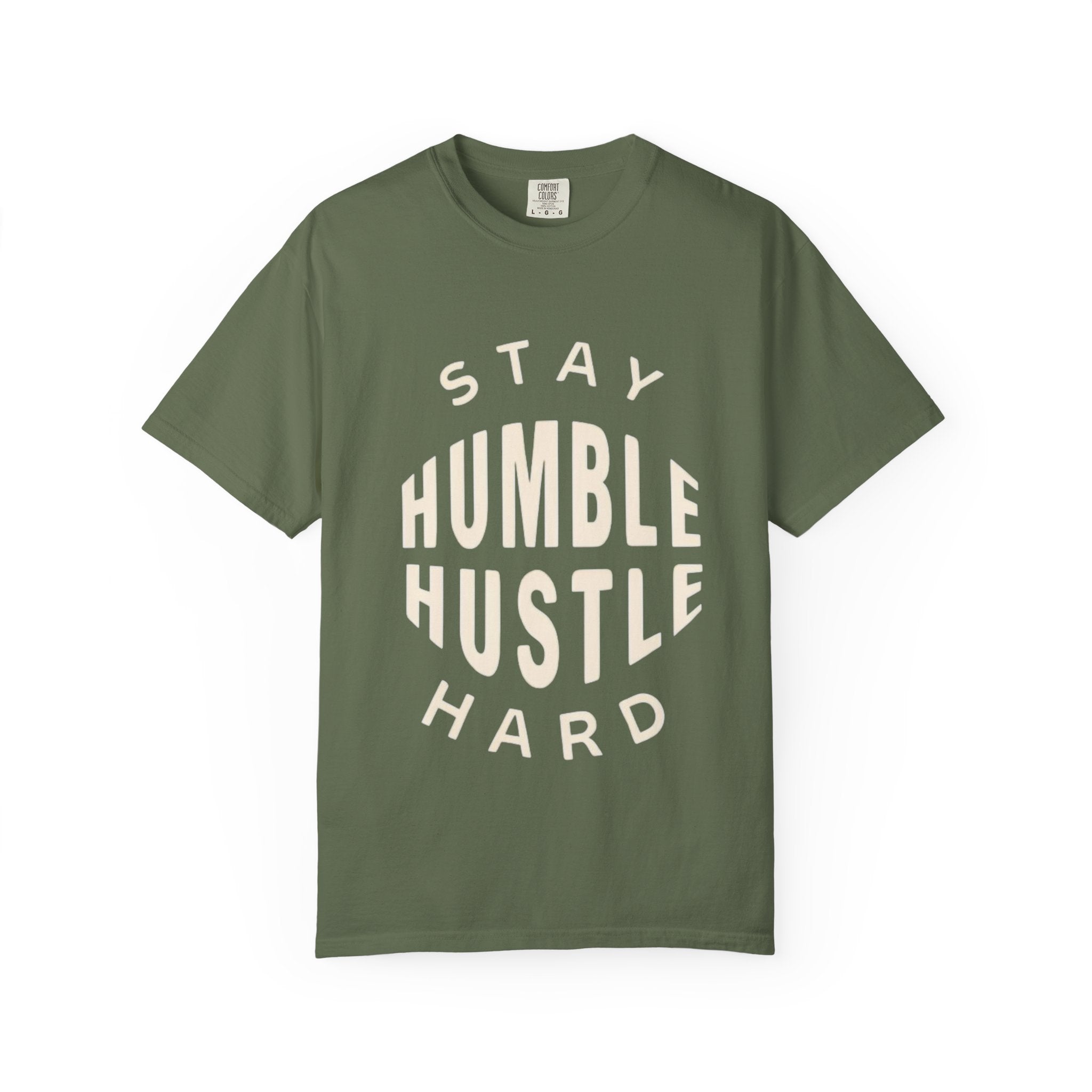 Humble Hustle T-Shirt — "Stay Humble Hustle Hard" Motivational Tee