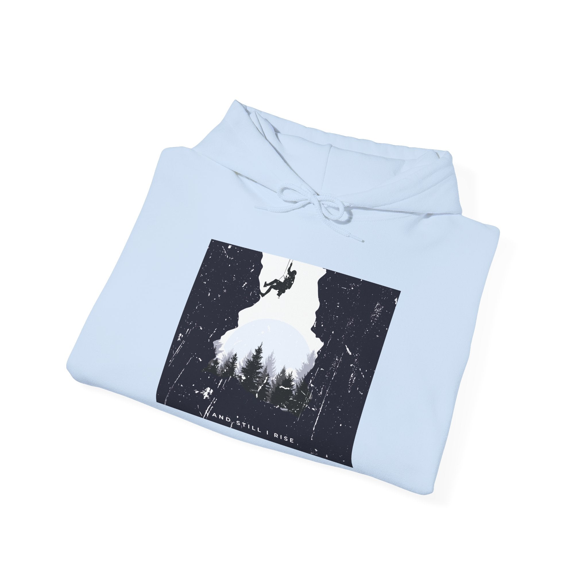 Forest Silhouette Hoodie — 'Come Follow Me' Outdoor Adventure Sweatshirt