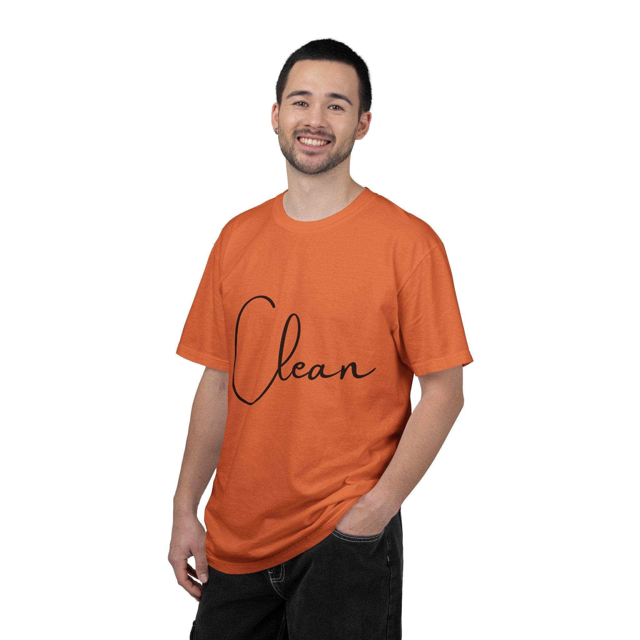 Clean Script T-Shirt — Minimalist Handwritten Graphic Tee