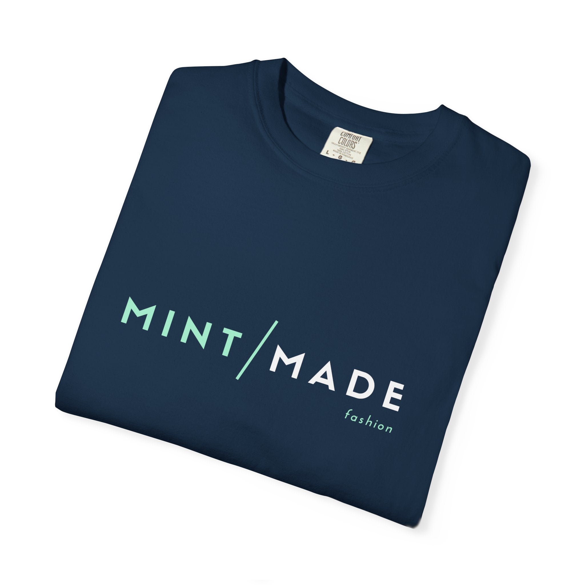 Mint Made Logo T-Shirt — Garment-Dyed Casual Tee
