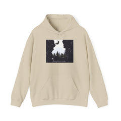 Forest Silhouette Hoodie — 'Come Follow Me' Outdoor Adventure Sweatshirt