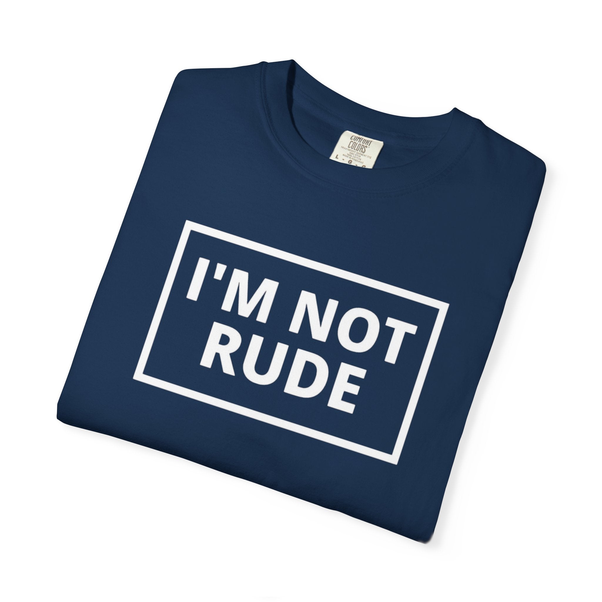 T-Shirt — "I'm Not Rude, I Have Social Anxiety" Graphic Tee