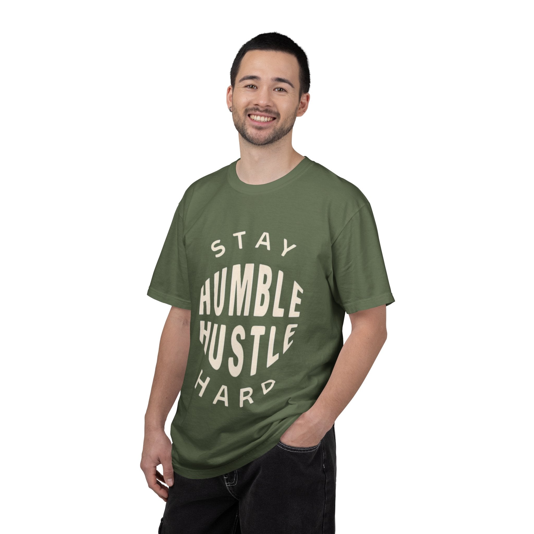 Humble Hustle T-Shirt — "Stay Humble Hustle Hard" Motivational Tee
