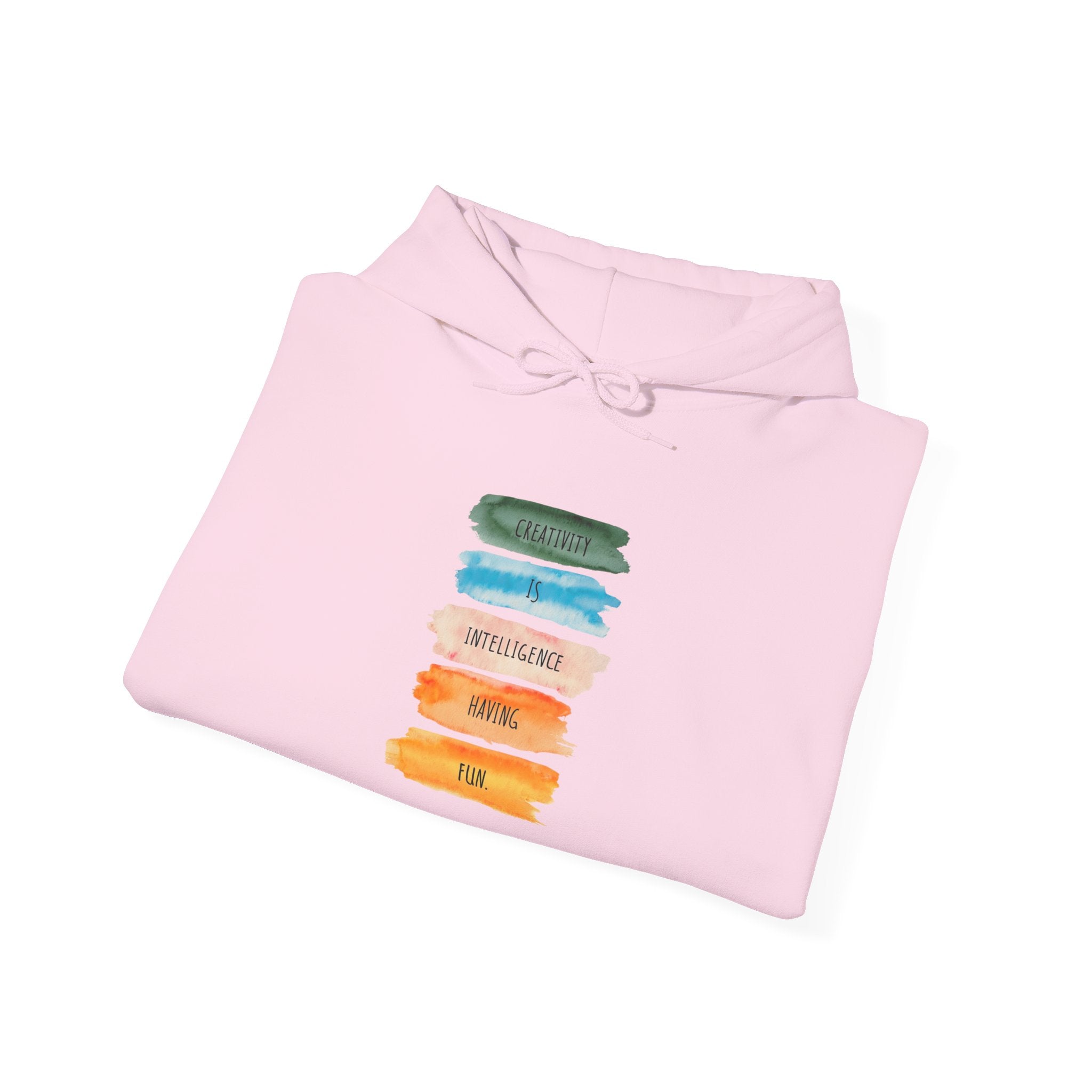 Hoodie — Grateful Heart Watercolor Stack (Live Laugh Love)