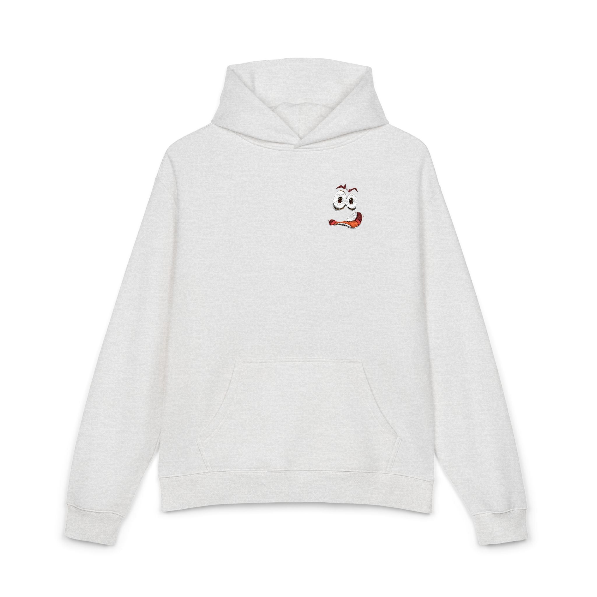 Relaxed Hoodie — Cute Cartoon Sushi Roll Pocket Logo Hoodie