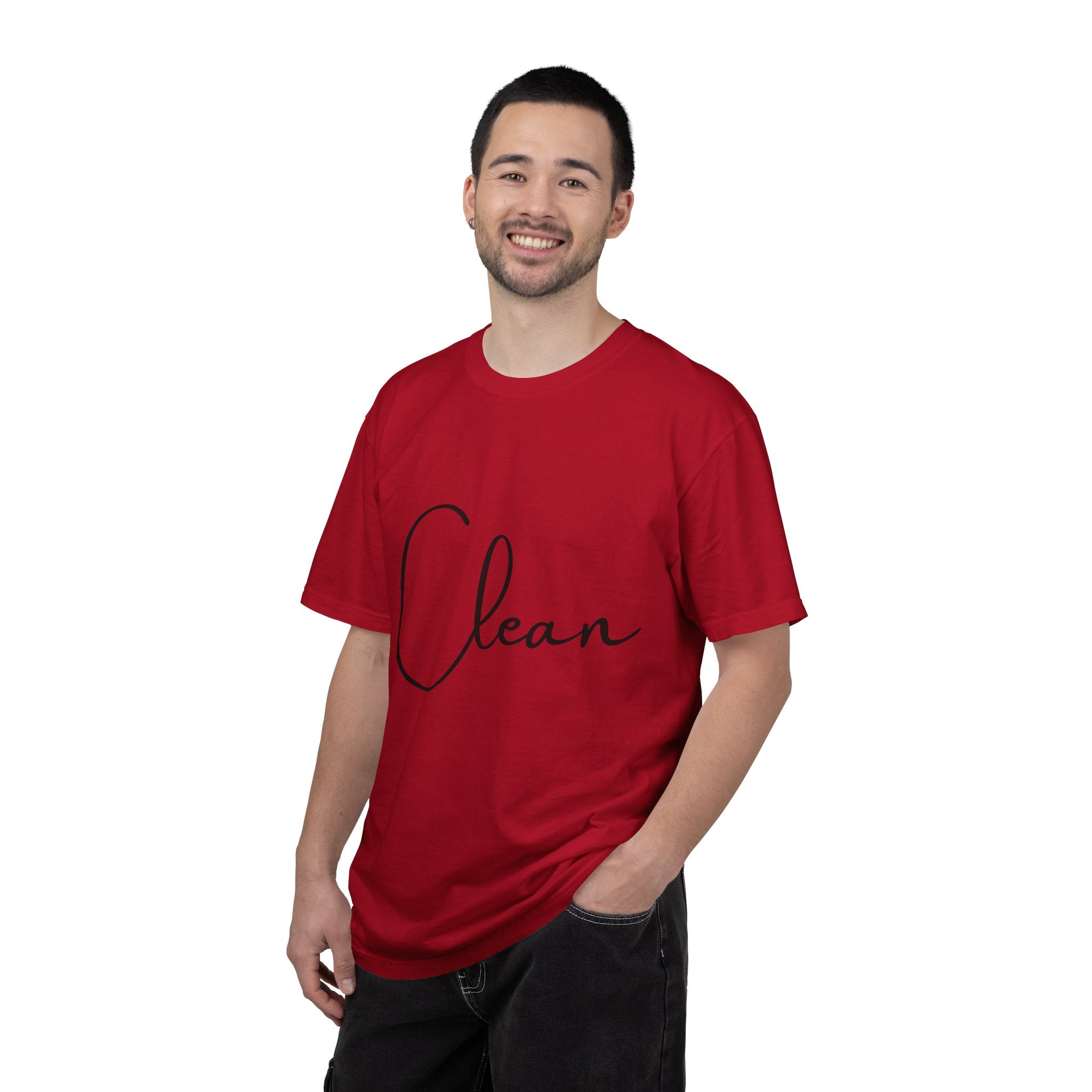Clean Script T-Shirt — Minimalist Handwritten Graphic Tee