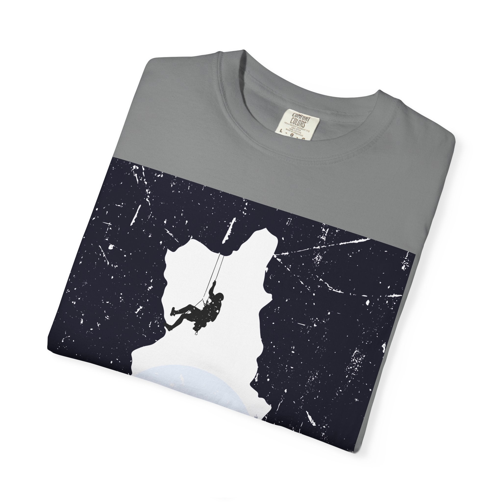 Climber Silhouette T-Shirt — And Still I Rise Mountain Adventure Tee