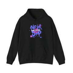 Graffiti Smile Hoodie — Playful Drip Streetwear Pullover