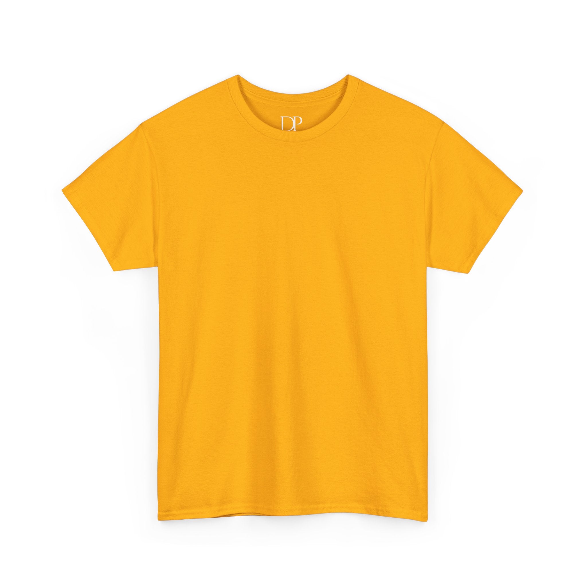 Yellow Classic Cotton Tee — Bright Casual Everyday T‑Shirt