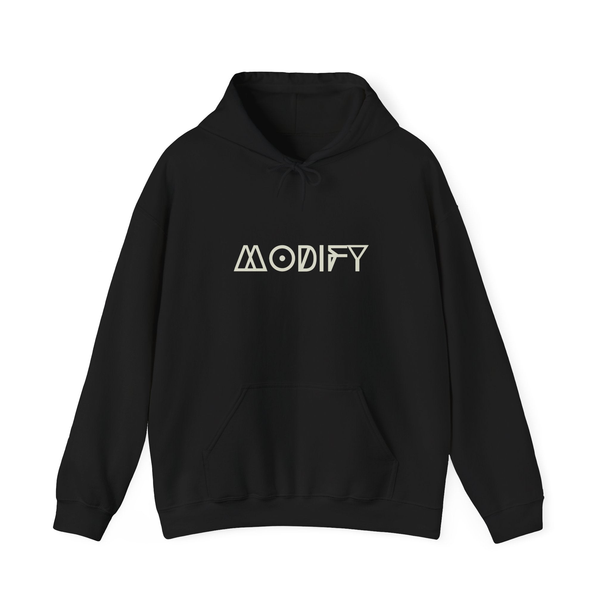 Modify Logo Hoodie — Minimalist Retro Geometric Pullover